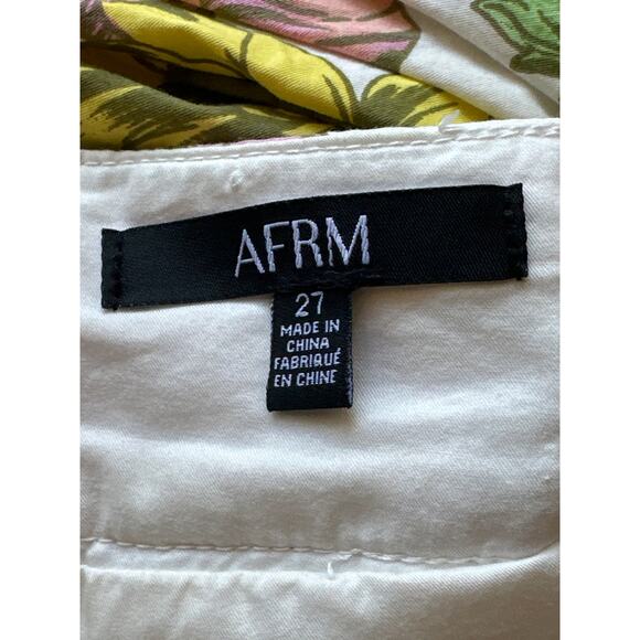 AFRM Freya Floral Bubble Mini Skirt 27 Coquette Ballet Soft Girl Spring Easter - Picture 7 of 12